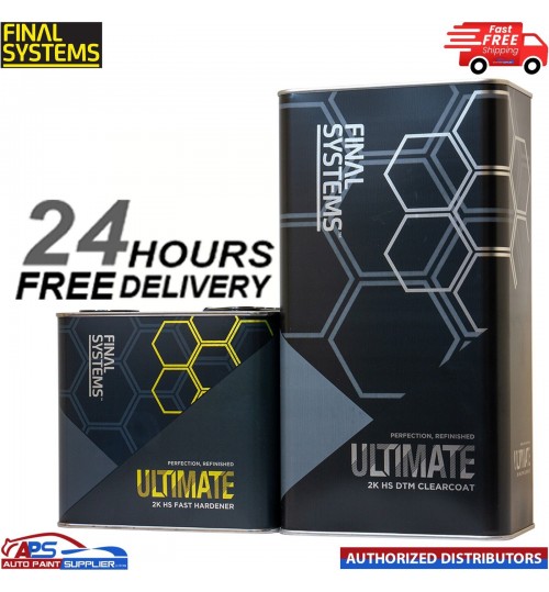 FINAL SYSTEMS ULTIMATE 2K HS DTM Clearcoat With FAST HARDENER 7.5ltr Kit